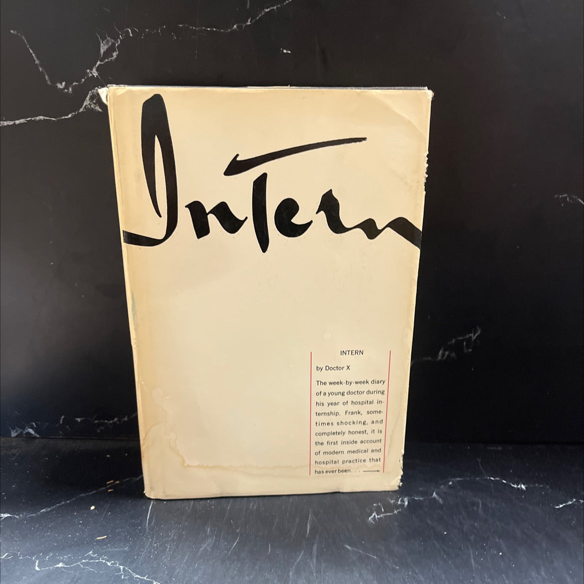 intern book, by doctor x, 1965 Hardcover image 1