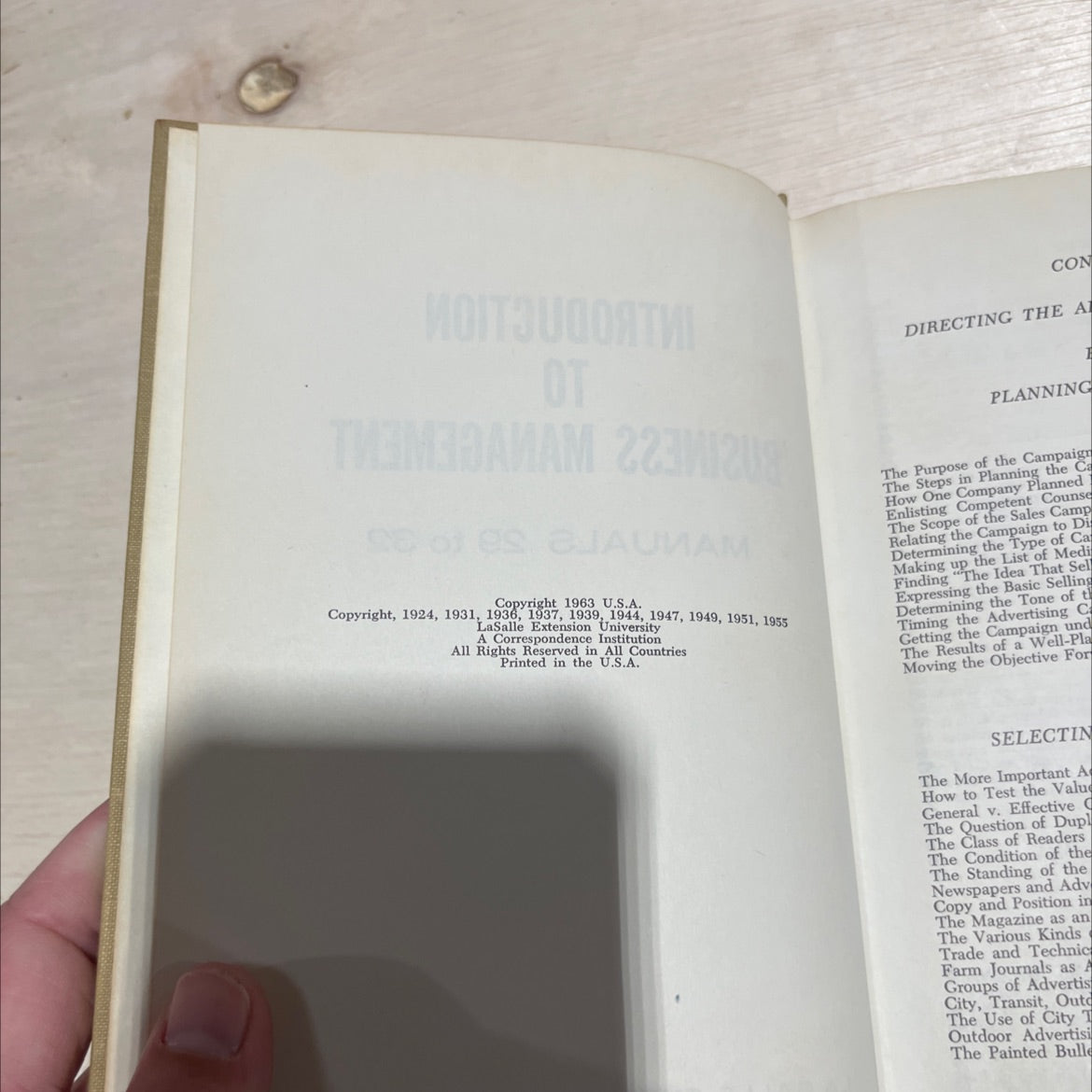 introduction to business management manuals 29 to 32 book, by unknown, 1963 Hardcover image 3