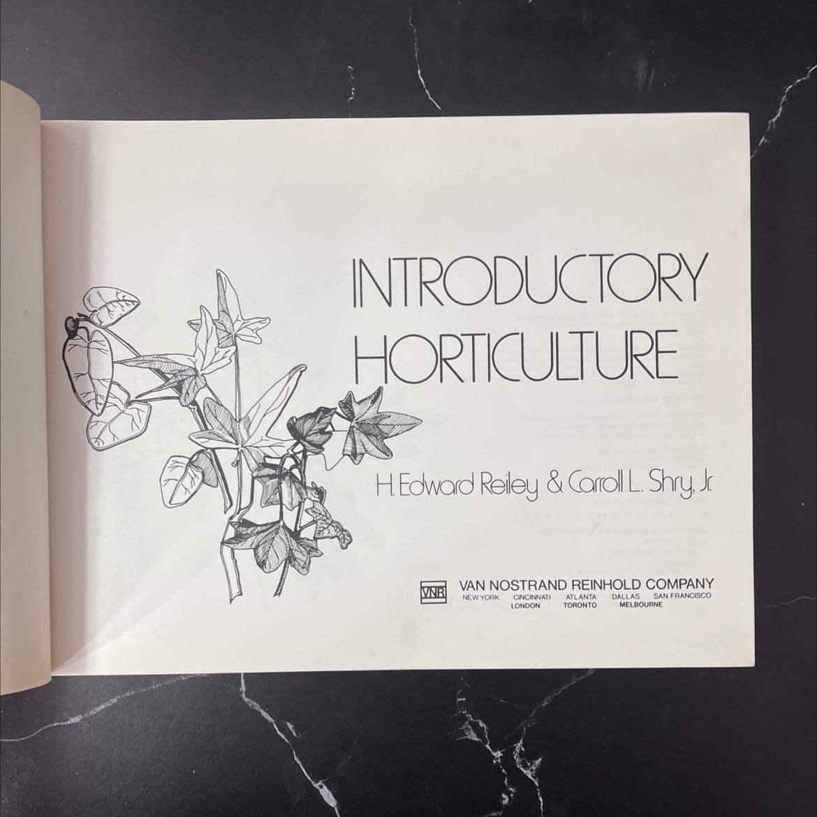 introductory horticulture book, by H. Edward Reiley & Carroll L. Shry, Jr., 1979 Hardcover, First Edition, Vintage image 2