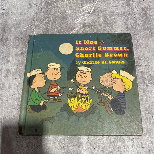 it was a short summer charlie brown book, by charles m. schulz, 1970 Hardcover image 1