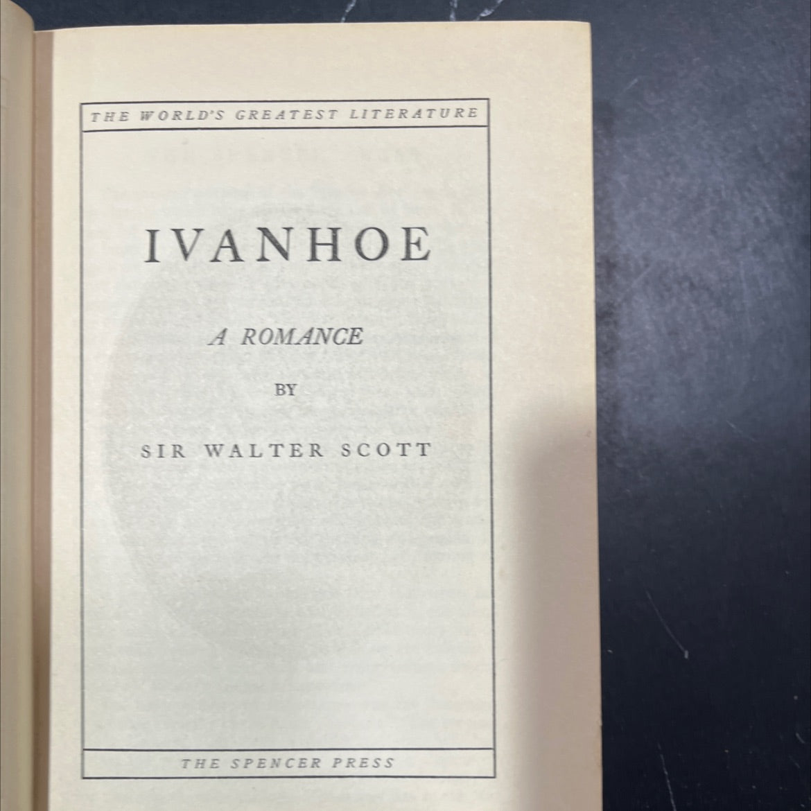 ivanhoe a romance book, by sir walter scott, 1970 Hardcover image 2