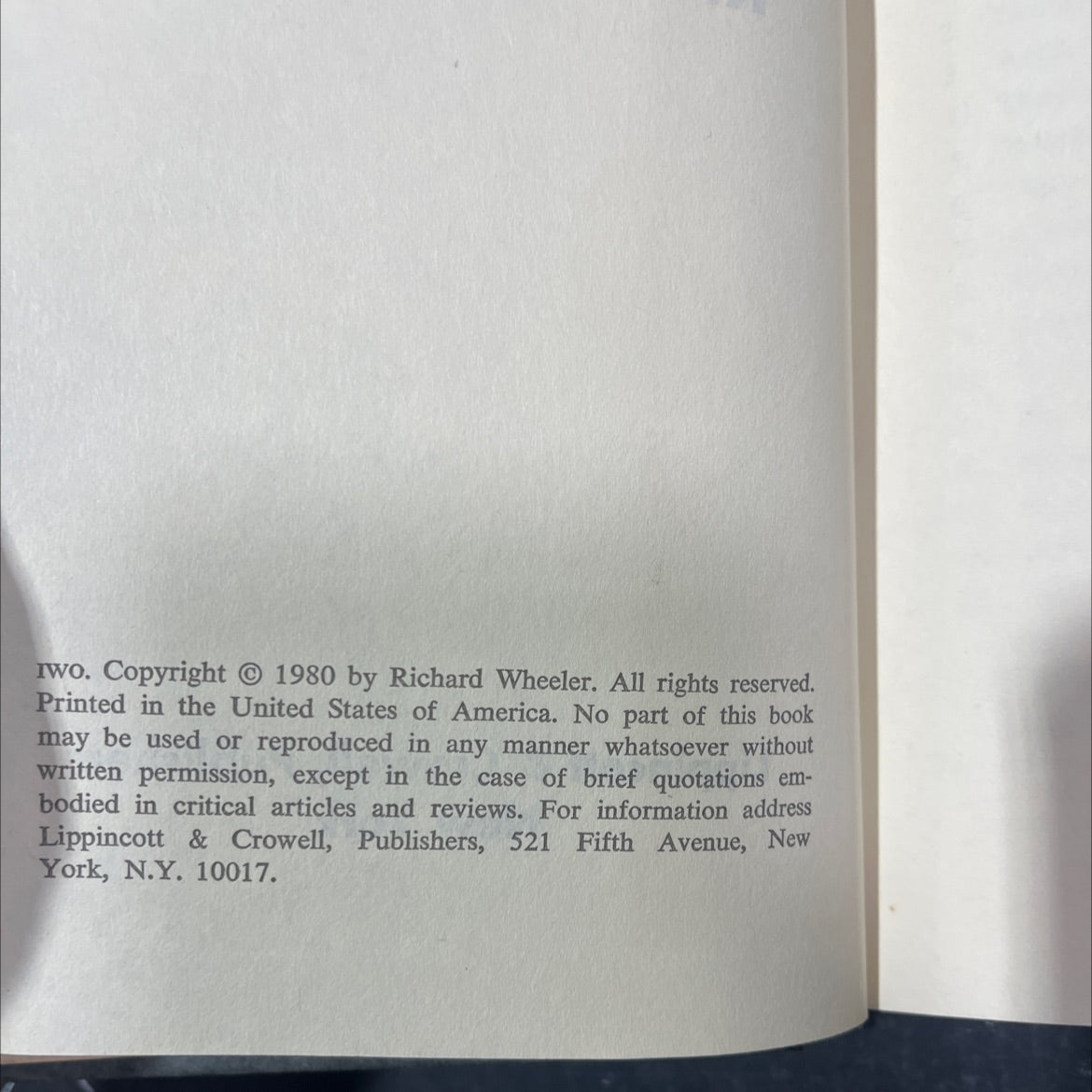 iwo book, by Richard Wheeler, 1980 Hardcover image 3