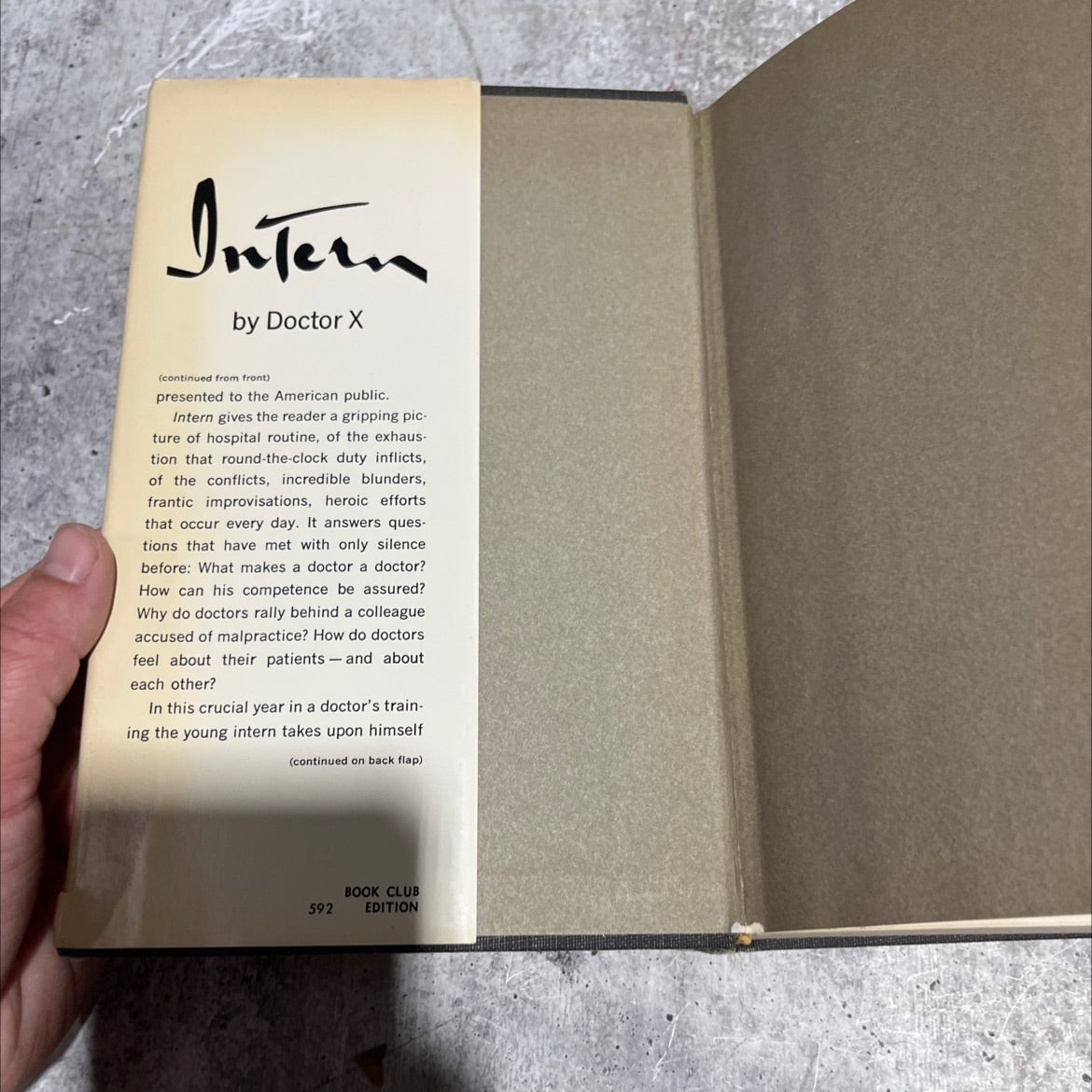 iyeati intern book, by doctor x, 1965 Hardcover image 4