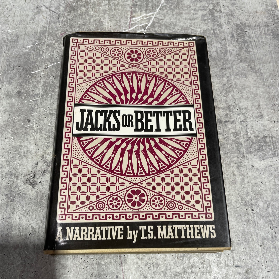 jacks or better book, by T. S. Matthews, 1977 Hardcover image 1