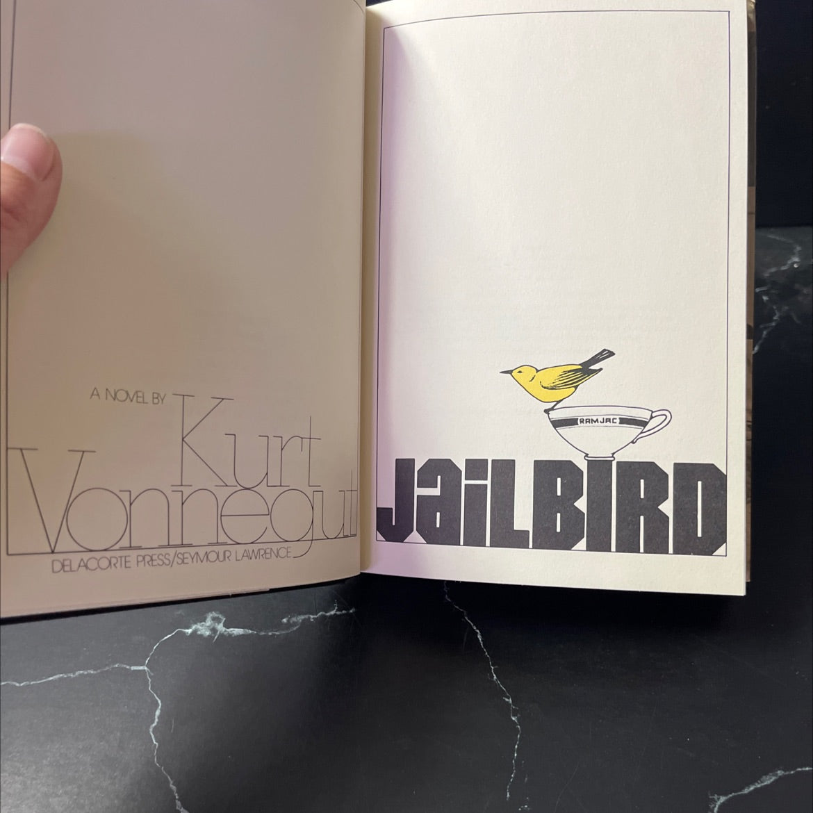 jailbird book, by Kurt Vonnegut, 1979 Hardcover image 2