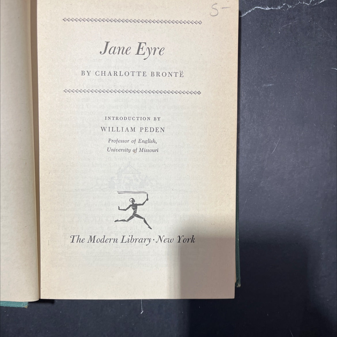 jane eyre book, by charlotte brontë, 1950 Hardcover image 2
