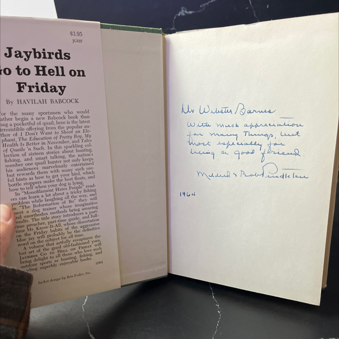 jaybirds go to hell on friday and other stories book, by Havilah Babcock, 1965 Hardcover image 4