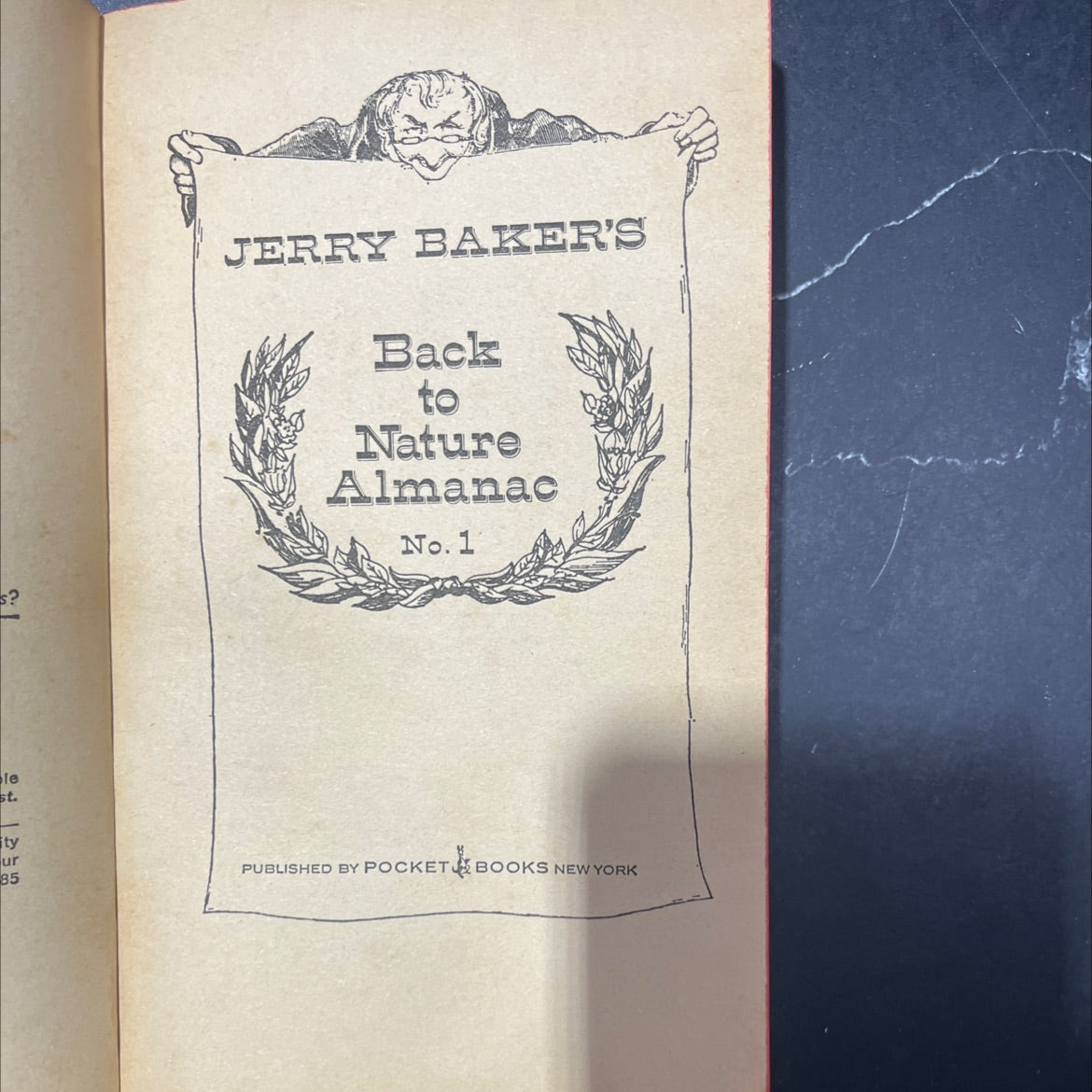jerry baker's back to nature almanac no. 1 book, by Jerry Baker, 1973 Paperback image 2