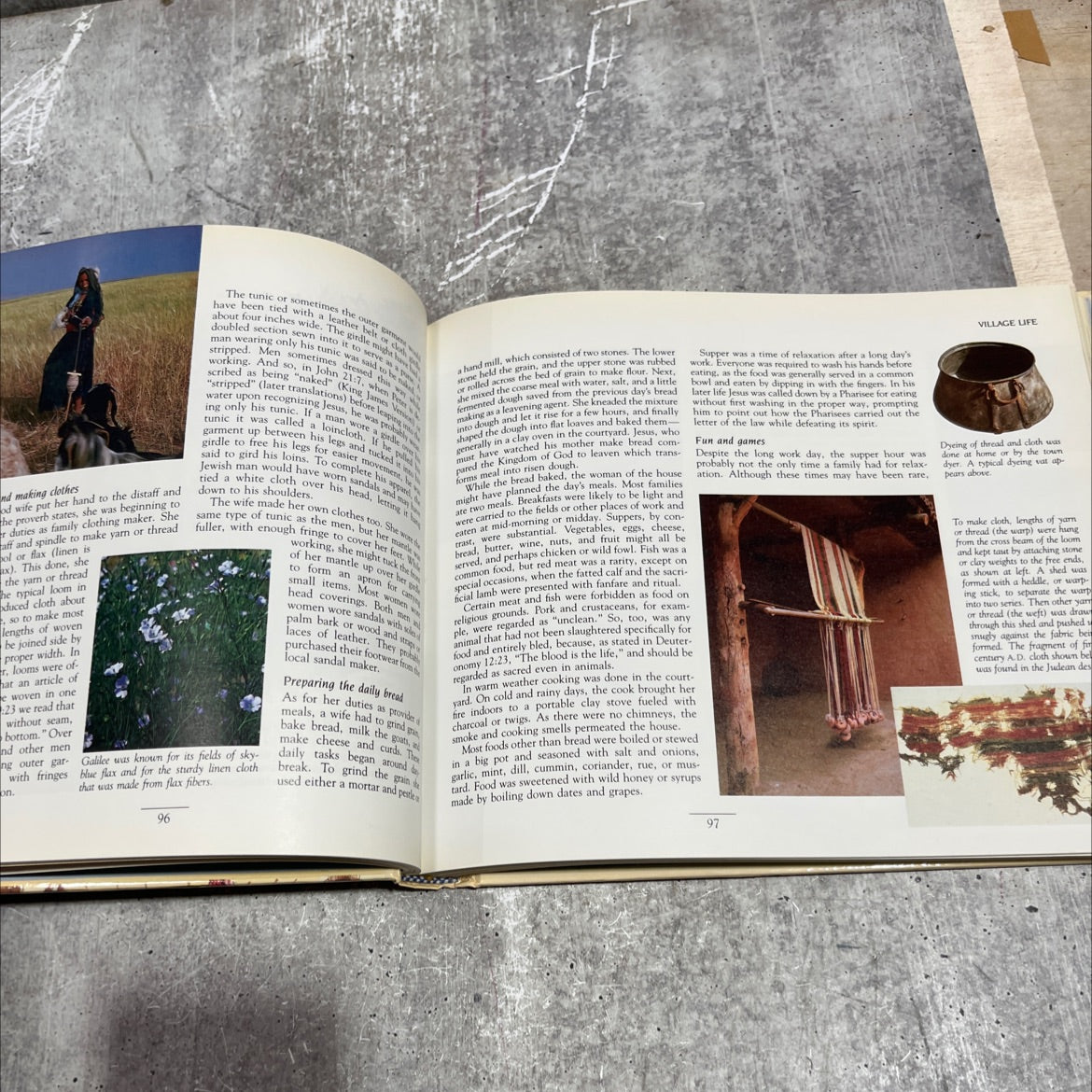 jesus and his times book, by Kaari Ward (editor), 1987 Hardcover image 4