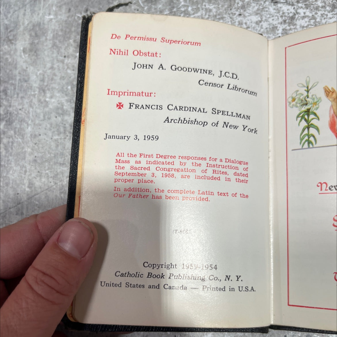 jesus comes to save us saint joseph children's missal an easy way of praying the mass for boys and girls book, by rev. image 3