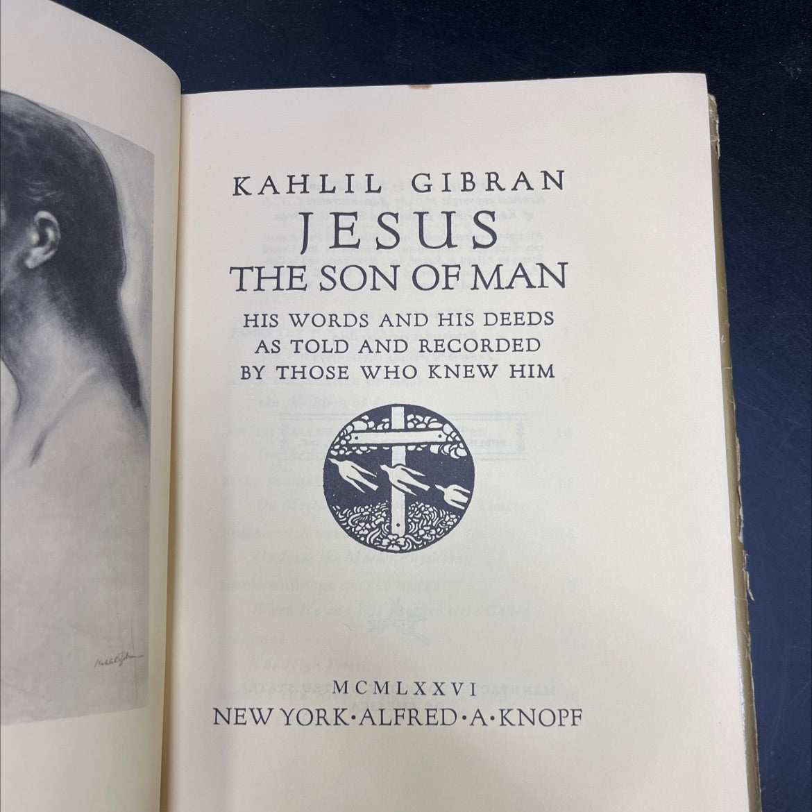 jesus the son of man his words and his deeds as told and recorded by those who knew him book, by kahlil gibran, 1976 image 2