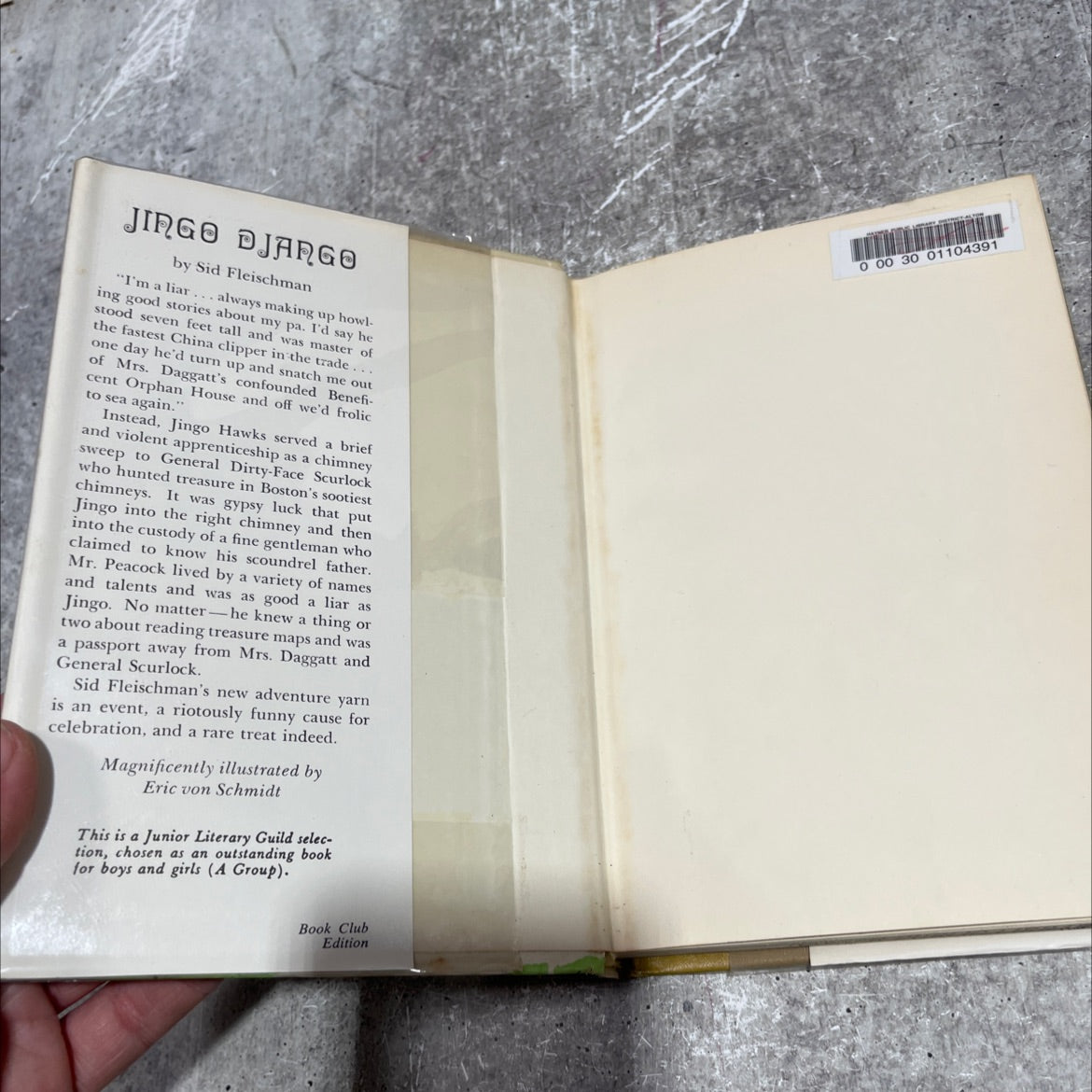 jingo django book, by Sid Fleischman, 1971 Hardcover image 4