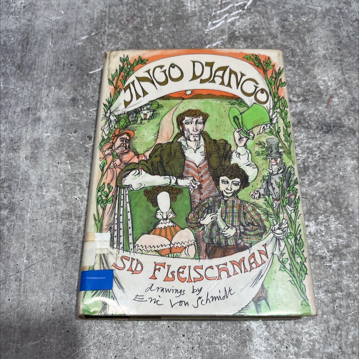 jingo django book, by Sid Fleischman, 1971 Hardcover image 1