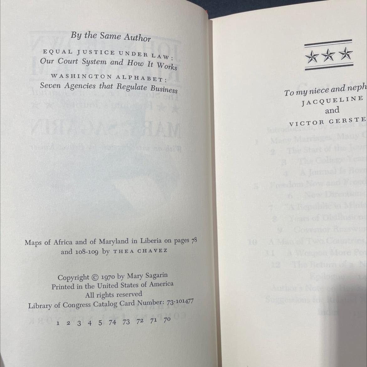 john brown russwurm the story of freedom's journal freedom's journey book, by mary sagarin, 1970 Hardcover image 3