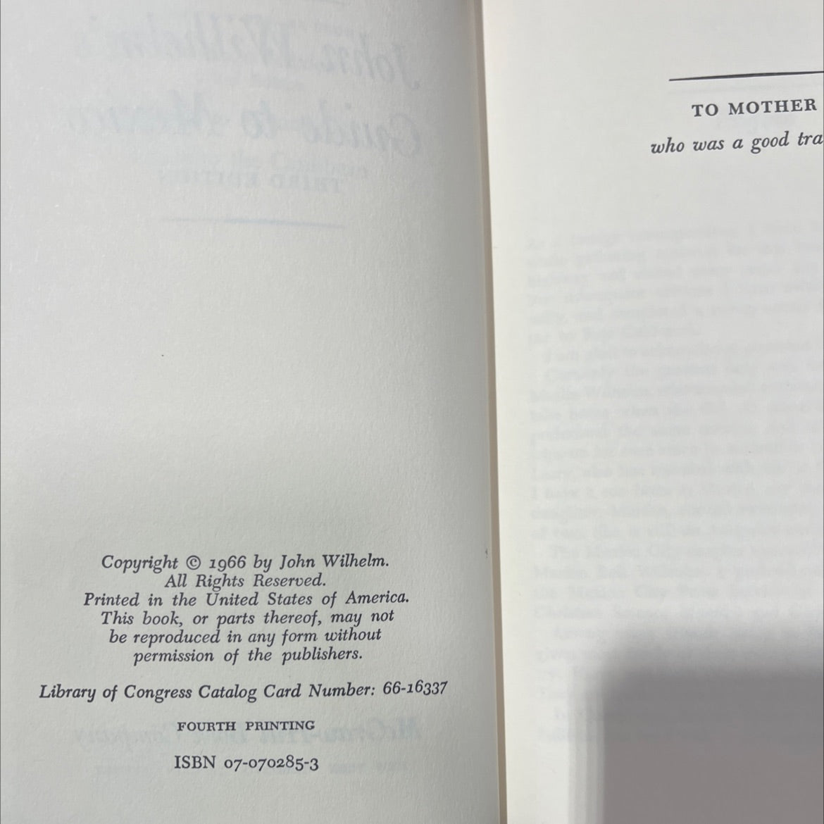 john wilhelm's guide to mexico book, by John Wilhelm, 1966 Hardcover image 3