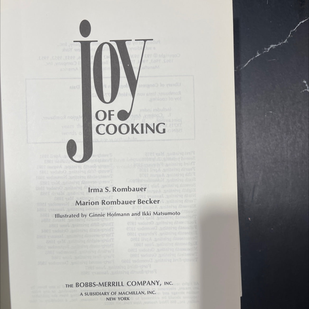 joy of cooking book, by irma s. rombauer, marion rombauer becker, 1981 Hardcover image 2