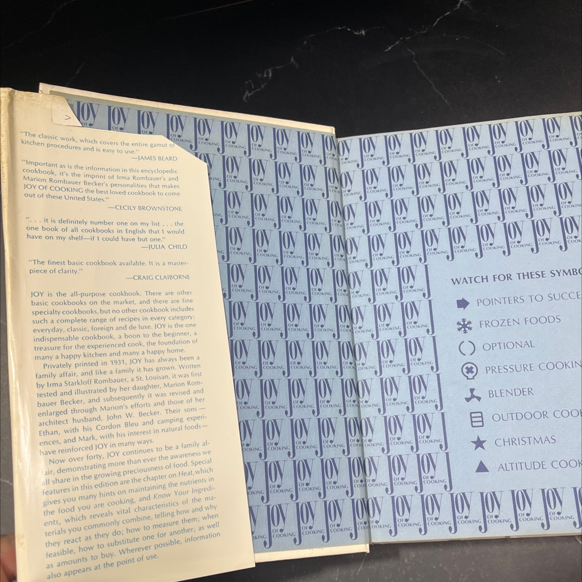 joy of cooking book, by irma von starkloff rombauer, marion rombauer becker, 1984 Hardcover image 4