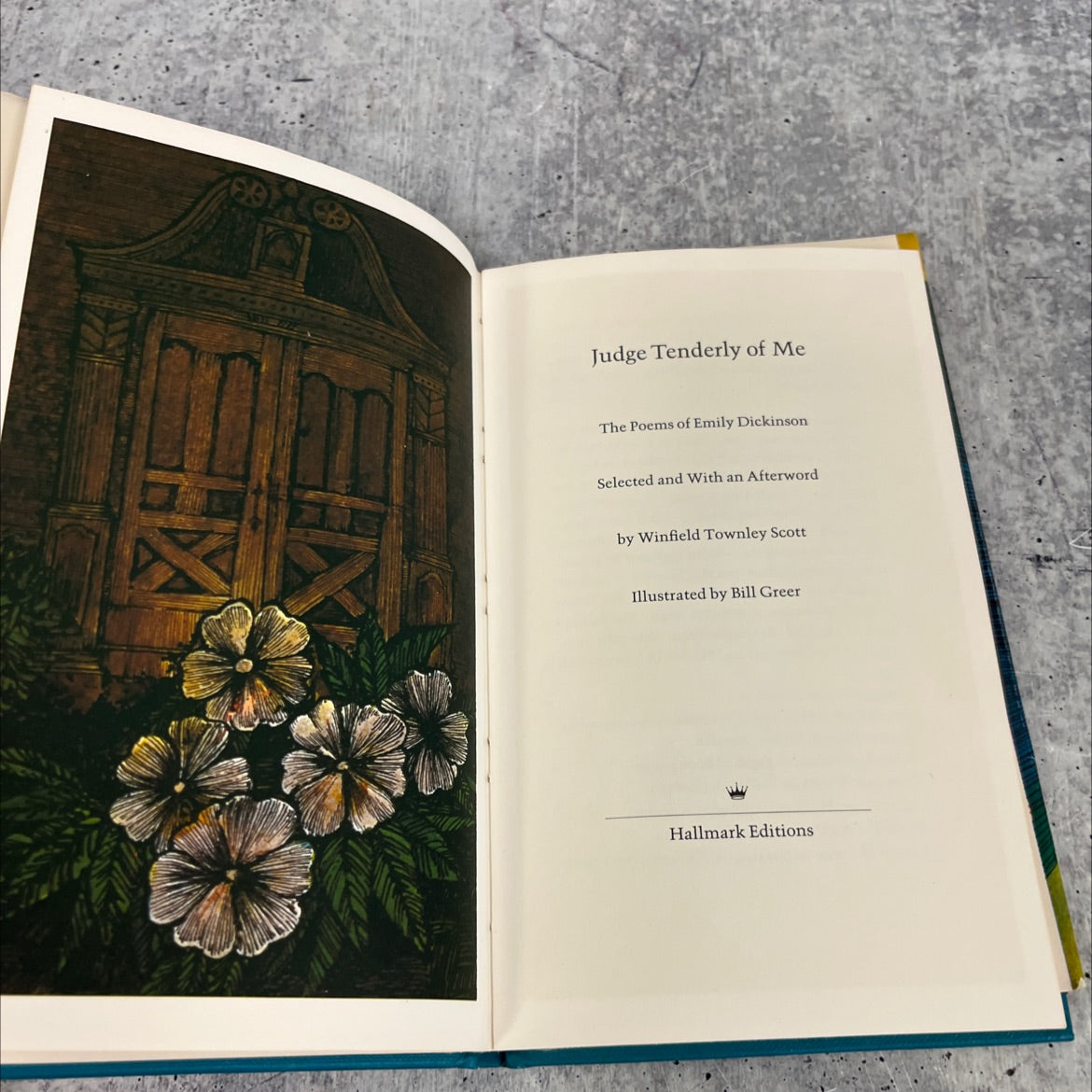 judge tenderly of me the poems of emily dickinson book, by emily dickinson, 1968 Hardcover image 2