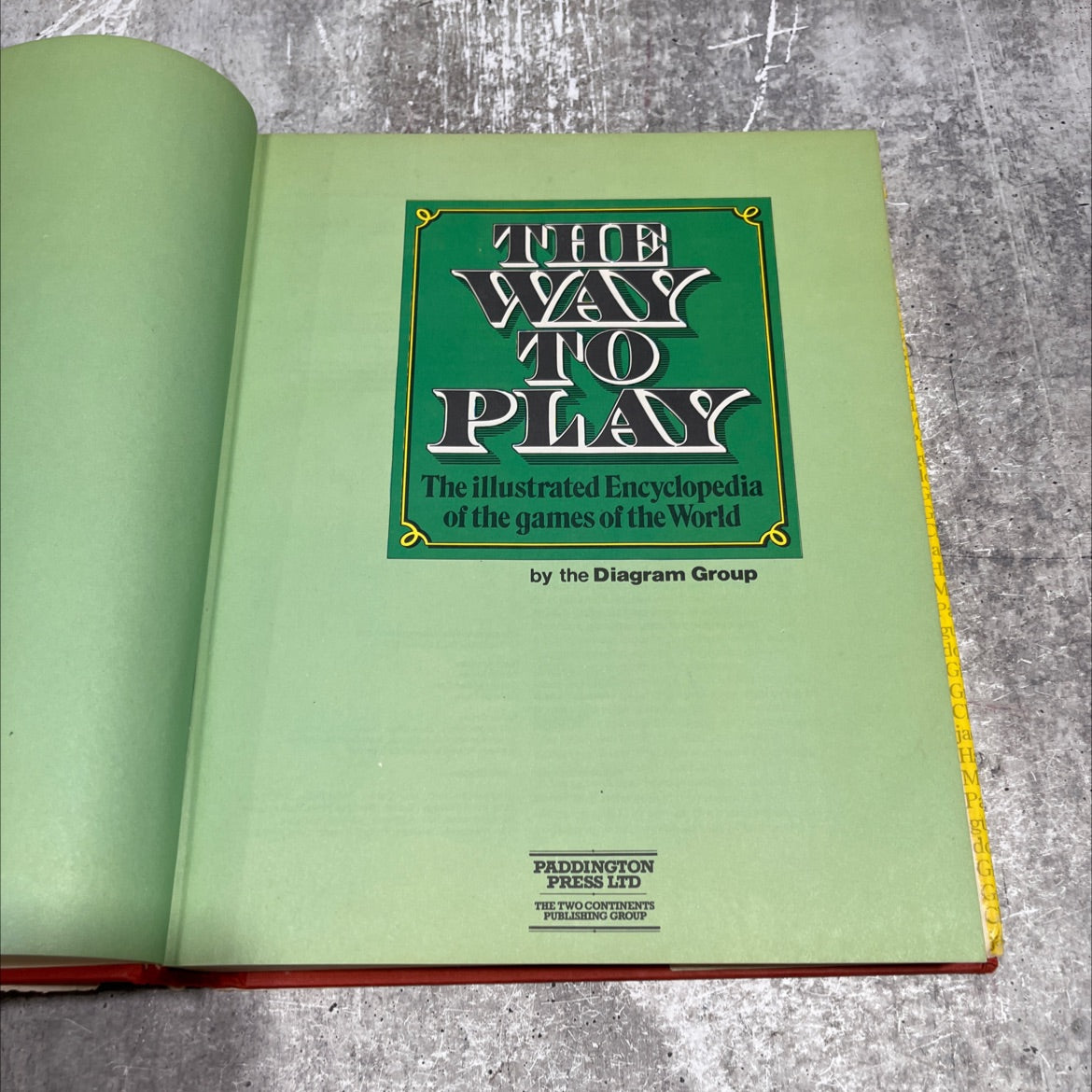 juhoe to play the illustrated encyclopedia of the games of the world book, by diagram group, 1975 Hardcover image 2