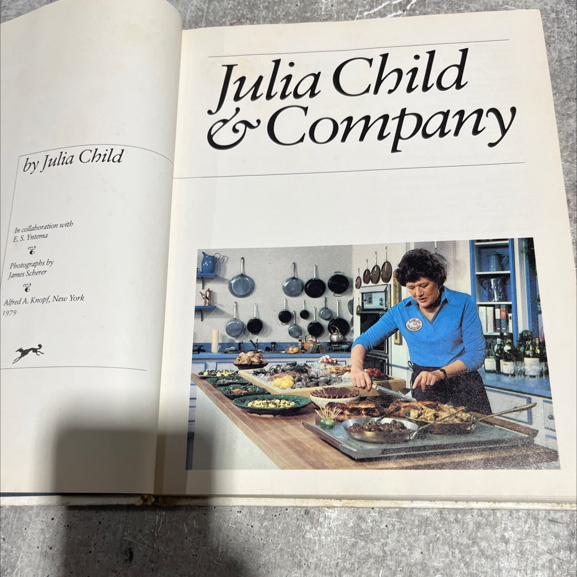 julia child & company book, by Julia Child, 1979 Hardcover image 2