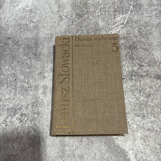 juliusz słowacki selected works volume 5 dramas book, by juliusz słowacki, 1979 Hardcover image 1