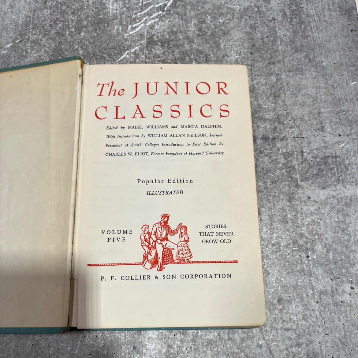 junior classics volume five popular edition illustrated stories that never grow old book, by mabel williams, marcia image 2