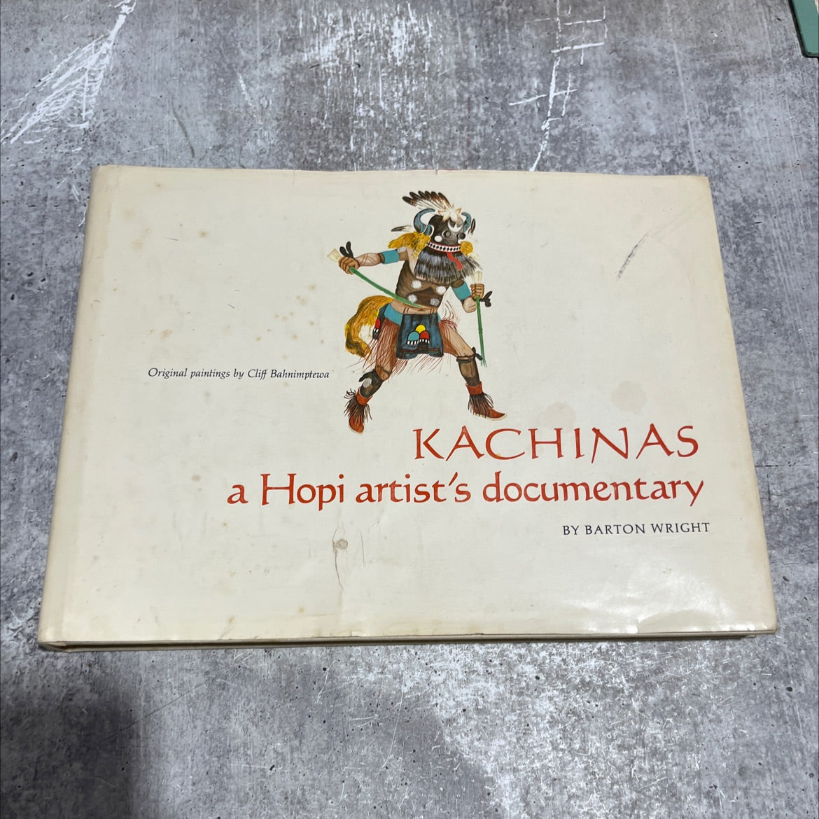 kachinas book, by cliff bahnimptewa, 1980 Hardcover image 1
