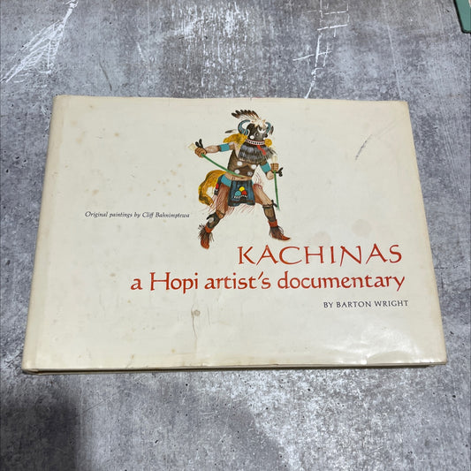kachinas book, by cliff bahnimptewa, 1980 Hardcover image 1