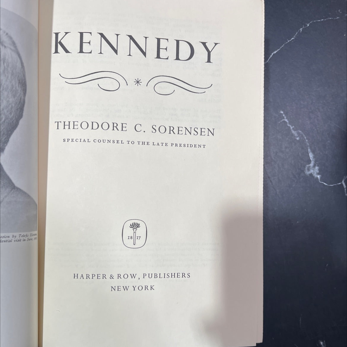 kennedy book, by theodore c. sorensen, 1965 Hardcover image 2