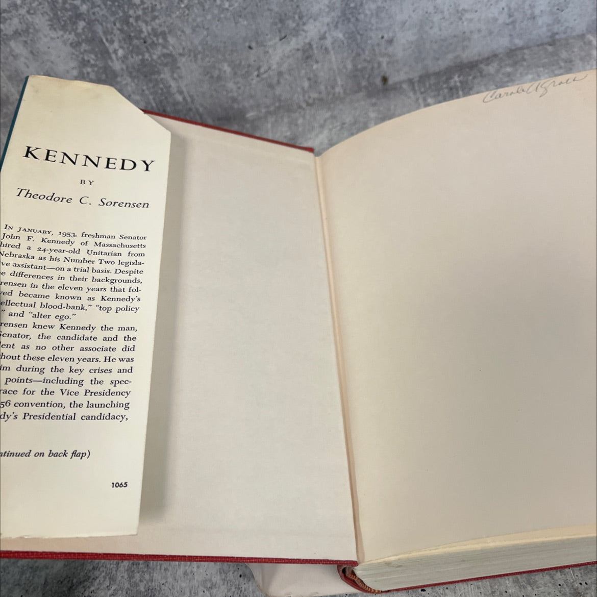 kennedy book, by theodore c. sorensen, 2001 Hardcover image 4