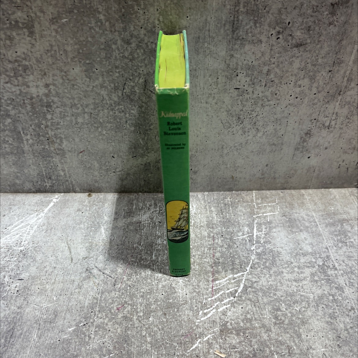 kidnapped book, by robert louis stevenson, 1965 Hardcover image 4