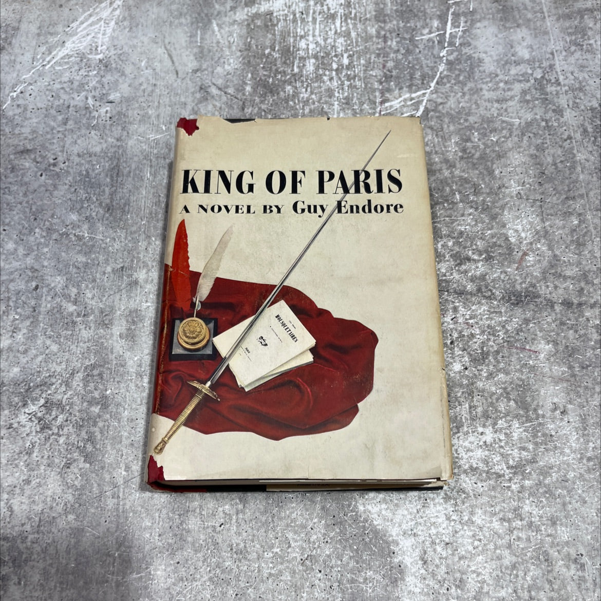 king of paris book, by Guy Endore, 1956 Hardcover image 1