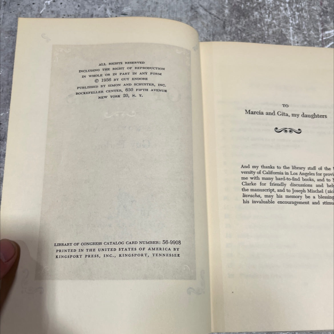 king of paris book, by Guy Endore, 1956 Hardcover image 3