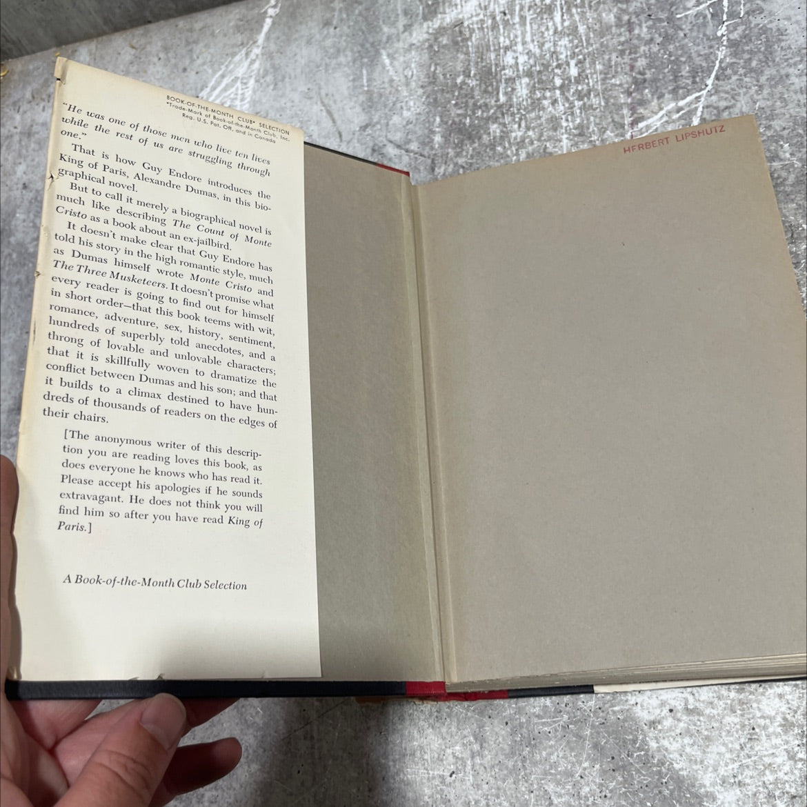 king of paris book, by Guy Endore, 1956 Hardcover image 4