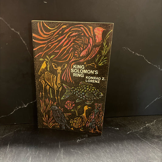 king solomon's ring book, by konrad z. lorenz, 1952 Paperback image 1