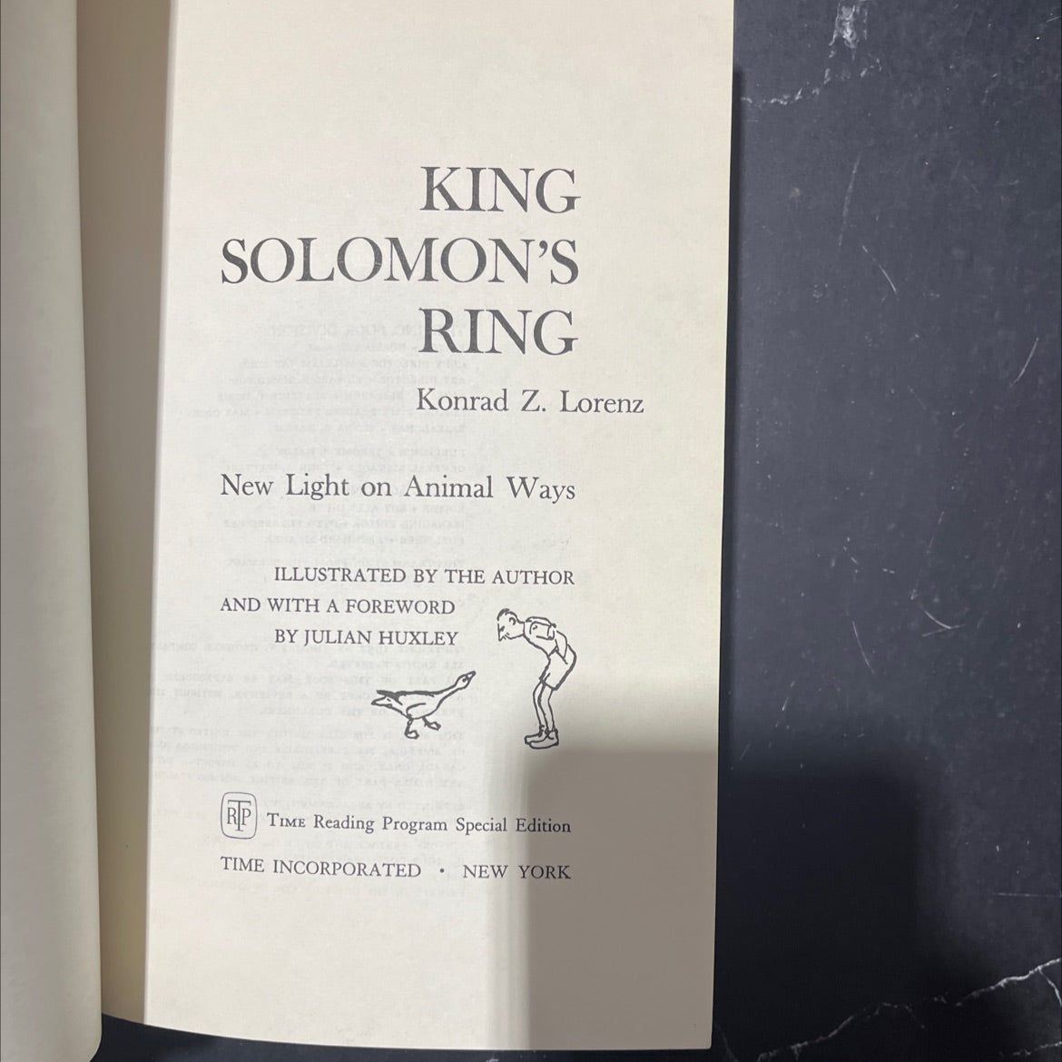 king solomon's ring book, by konrad z. lorenz, 1952 Paperback image 2