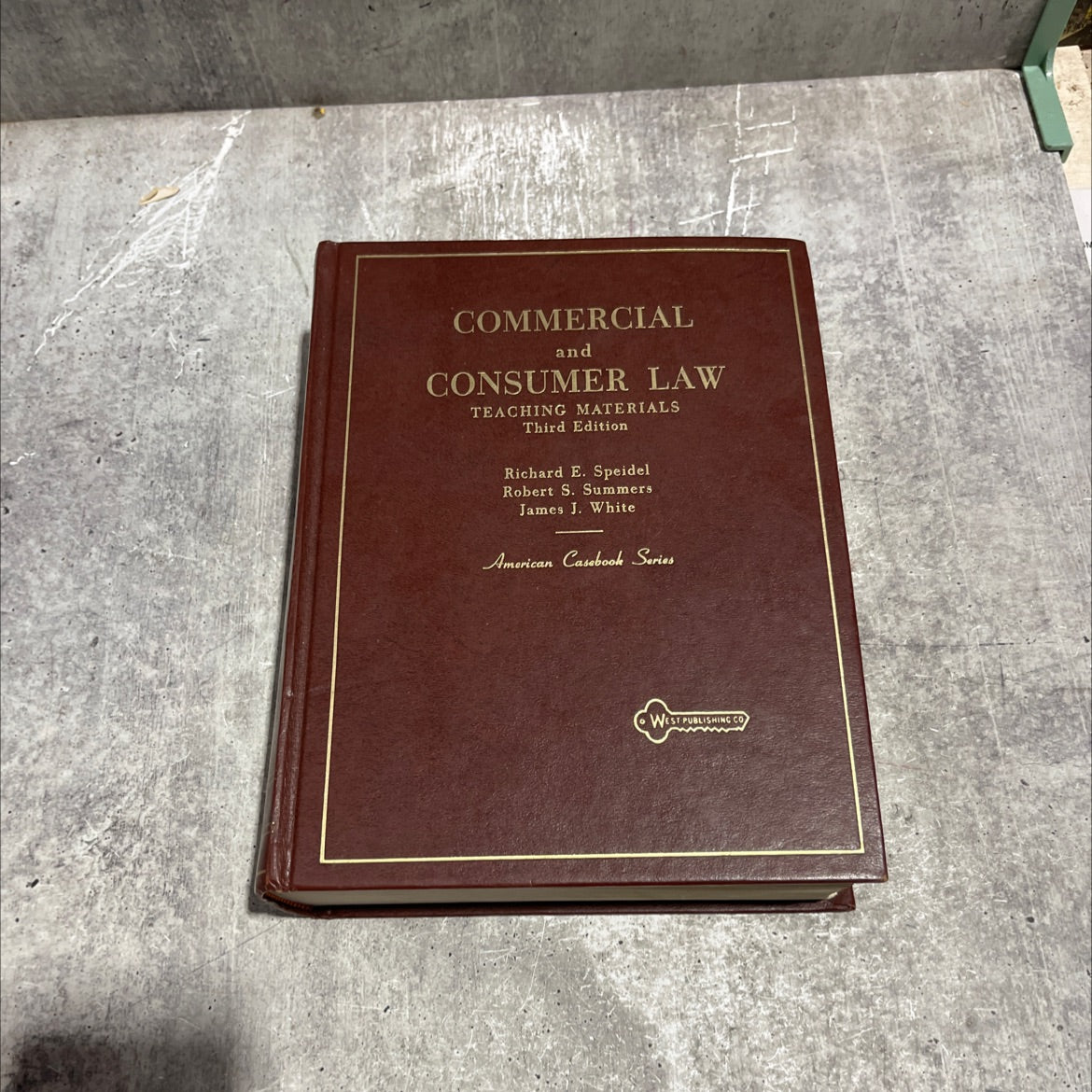 kts teaching materials on commercial and consumer law third edition book, by richard e. speidel, robert s. summers, image 1