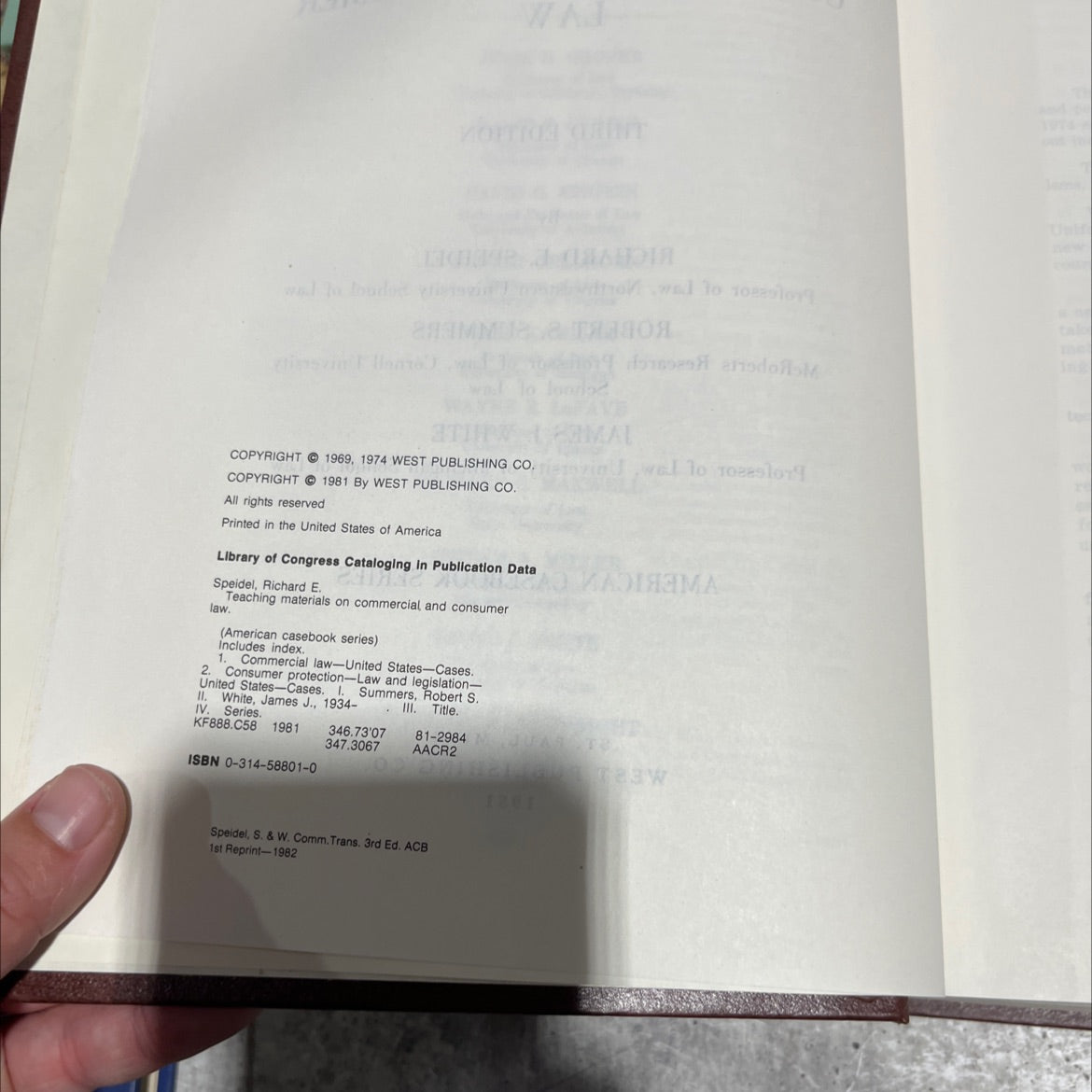 kts teaching materials on commercial and consumer law third edition book, by richard e. speidel, robert s. summers, image 3