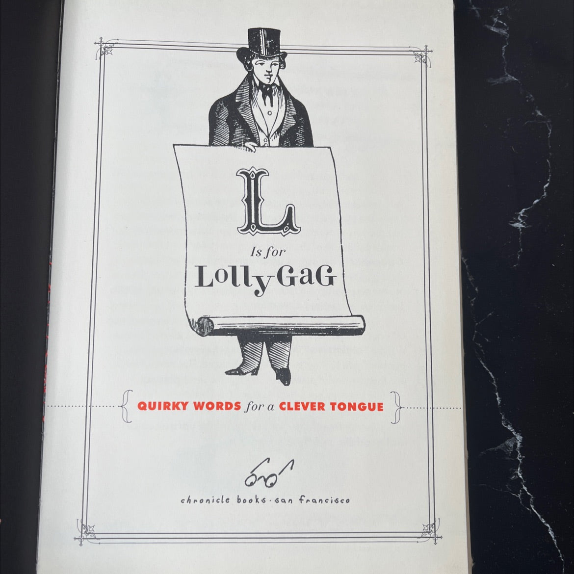 l is for lollygag: quirky words for a clever tongue book, by not stated, 2008 Hardcover image 2
