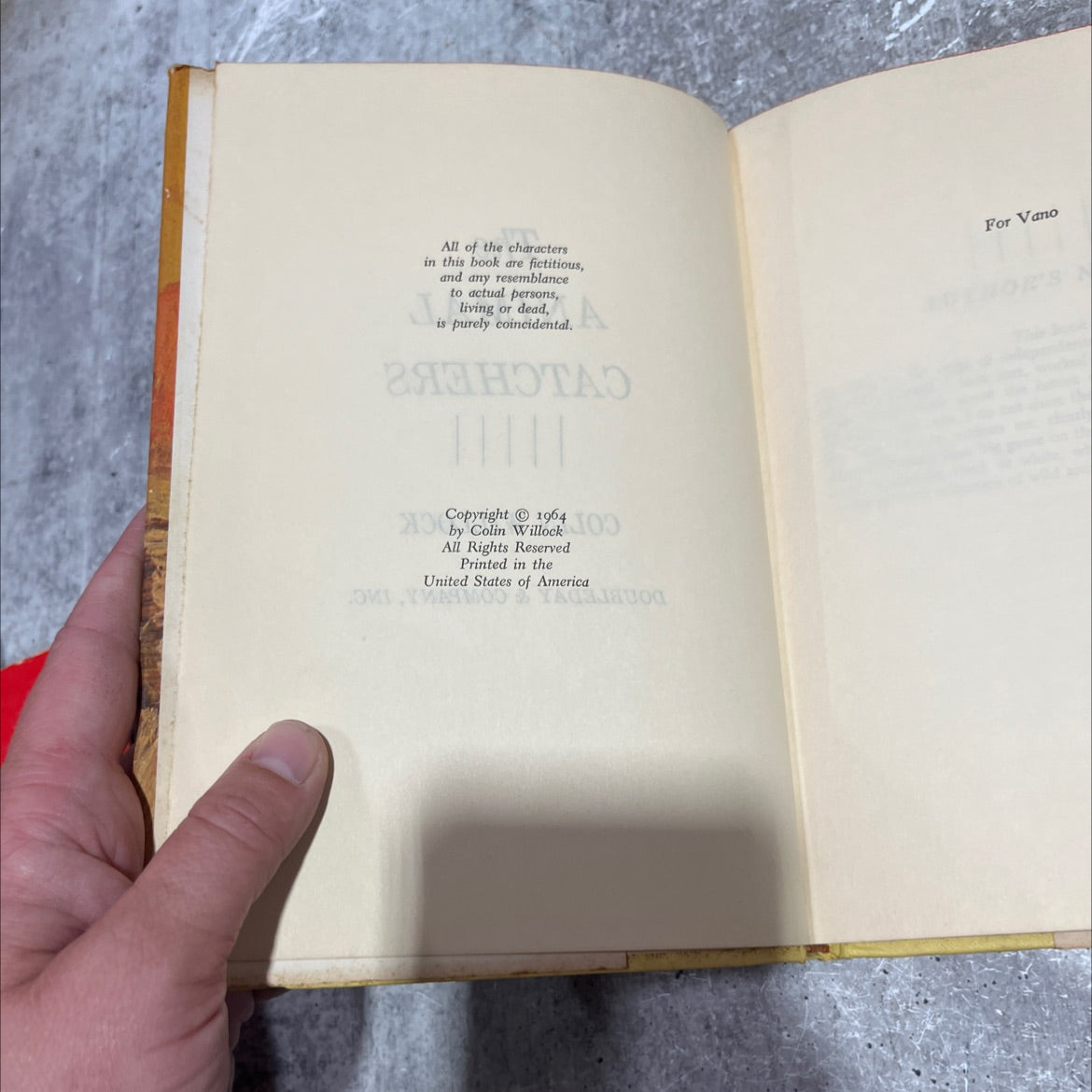 la cad the animal catchers book, by colin willock, 1964 Hardcover image 3