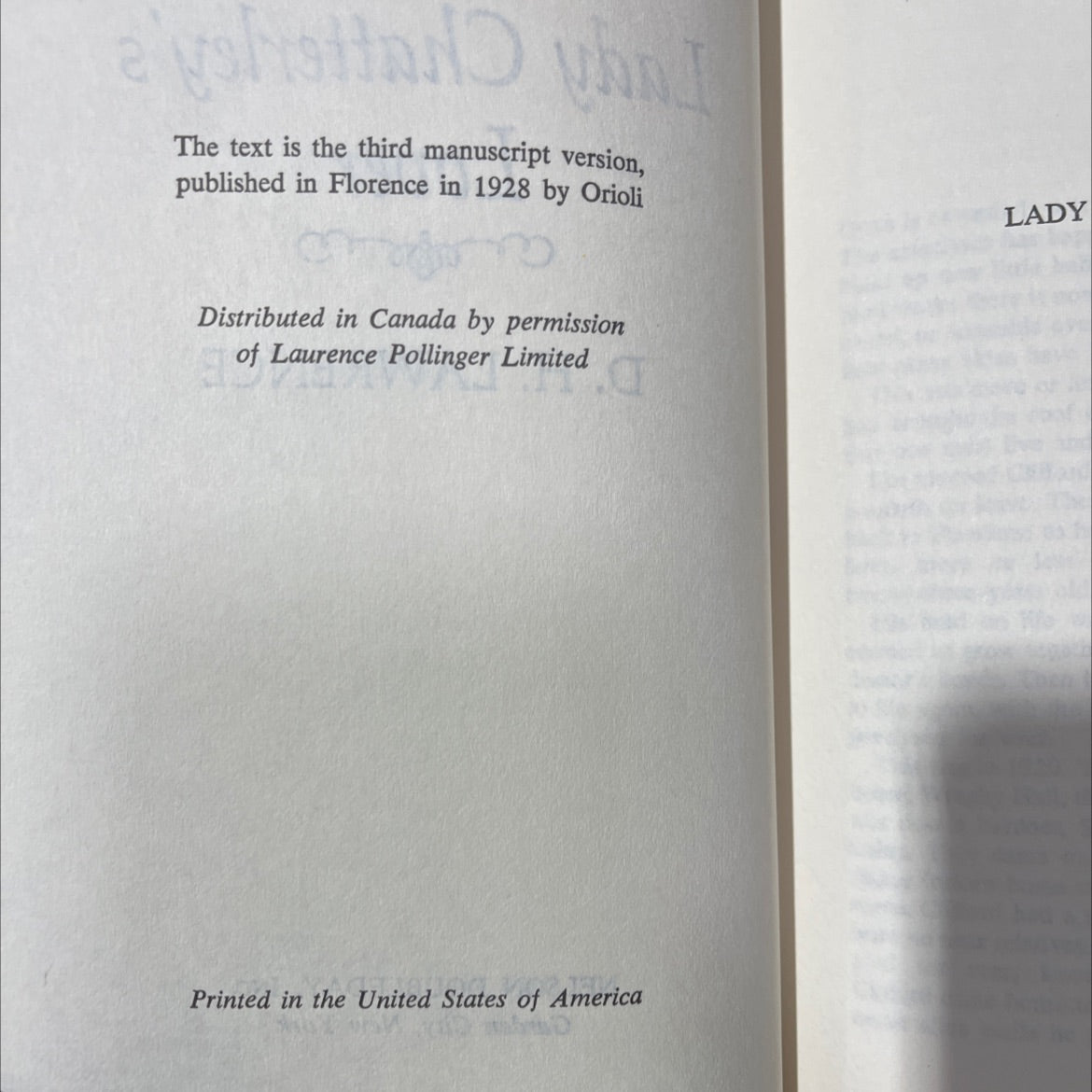 lady chatterley's lover book, by d. h. lawrence, 1928 Hardcover image 3