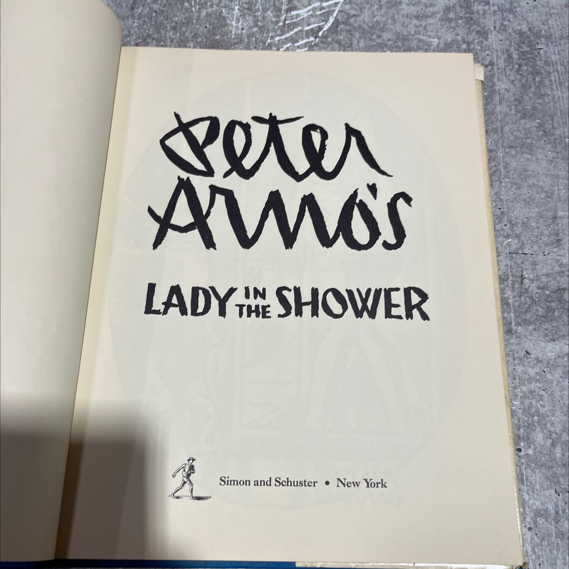 lady the shower book, by peter amos, 1967 Hardcover image 2