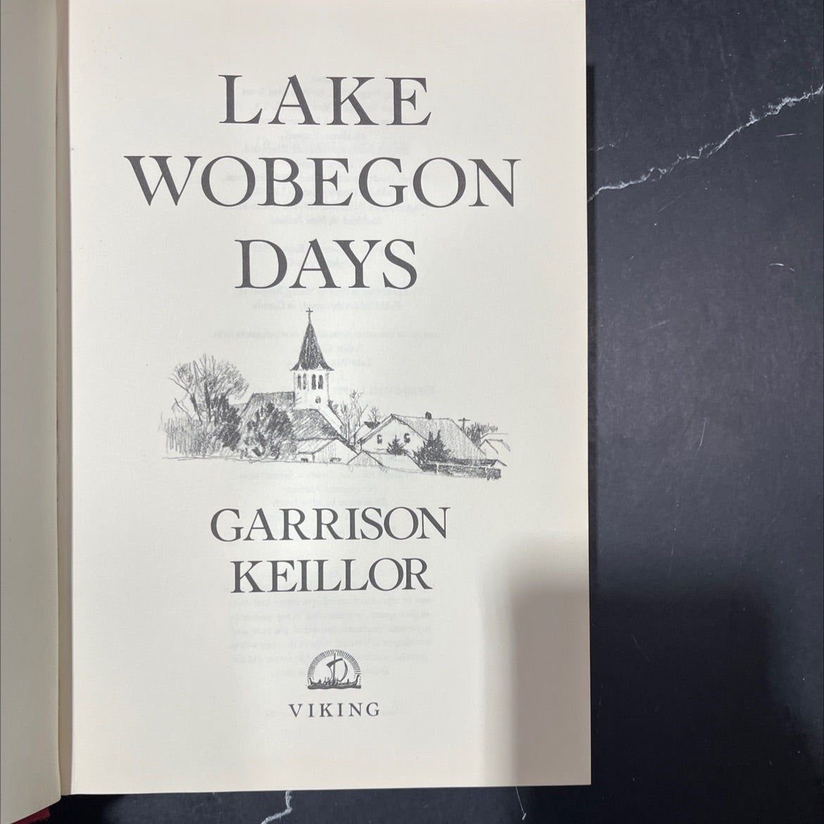 lake wobegon days book, by garrison keillor, 1985 Hardcover image 2