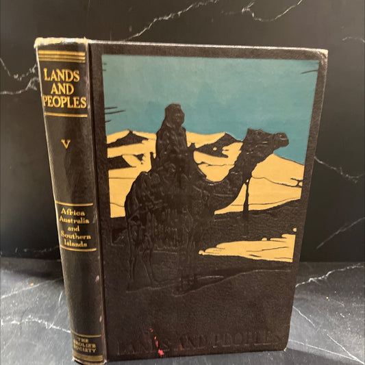 lands and peoples the world in color new york volume v book, by unknown, 1956 Hardcover image 1