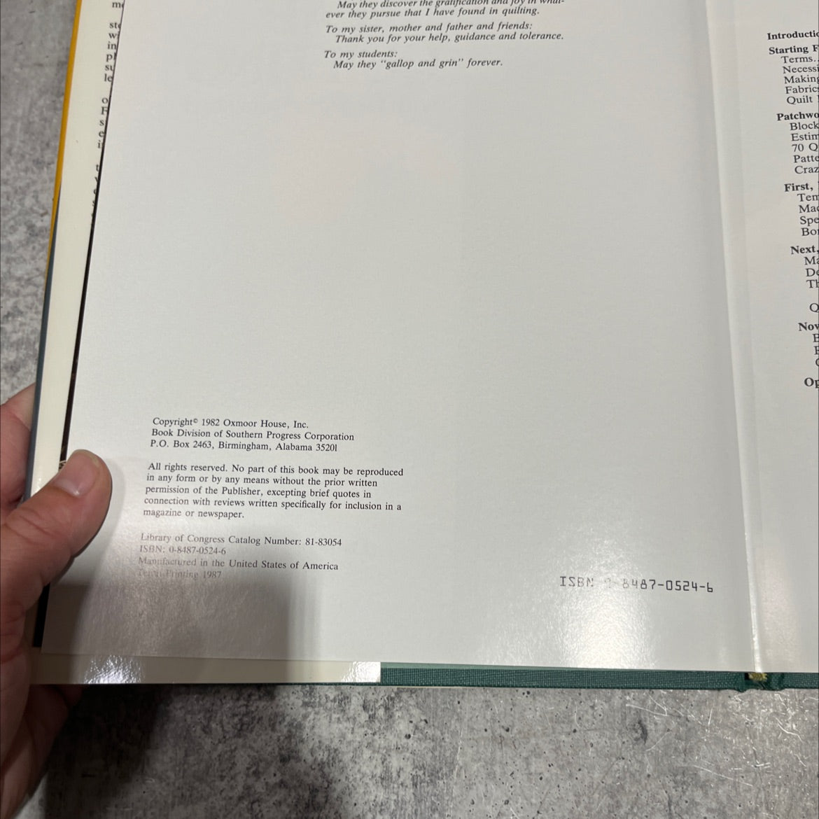 lap quilting book, by Georgia Bonesteel, 1987 Hardcover image 3