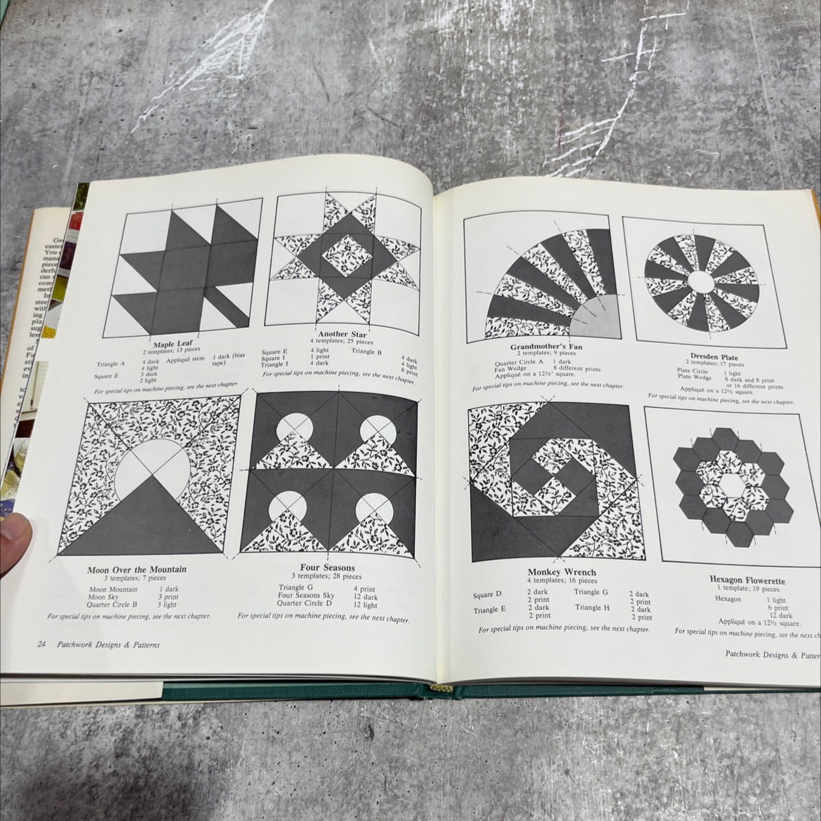lap quilting book, by Georgia Bonesteel, 1987 Hardcover image 4