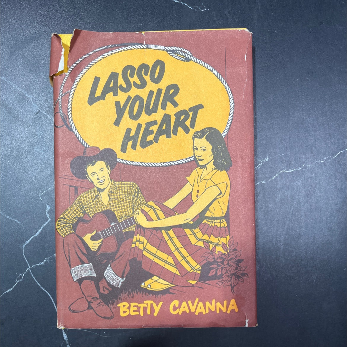 lasso your heart book, by betty cavanna, 1952 Hardcover image 1