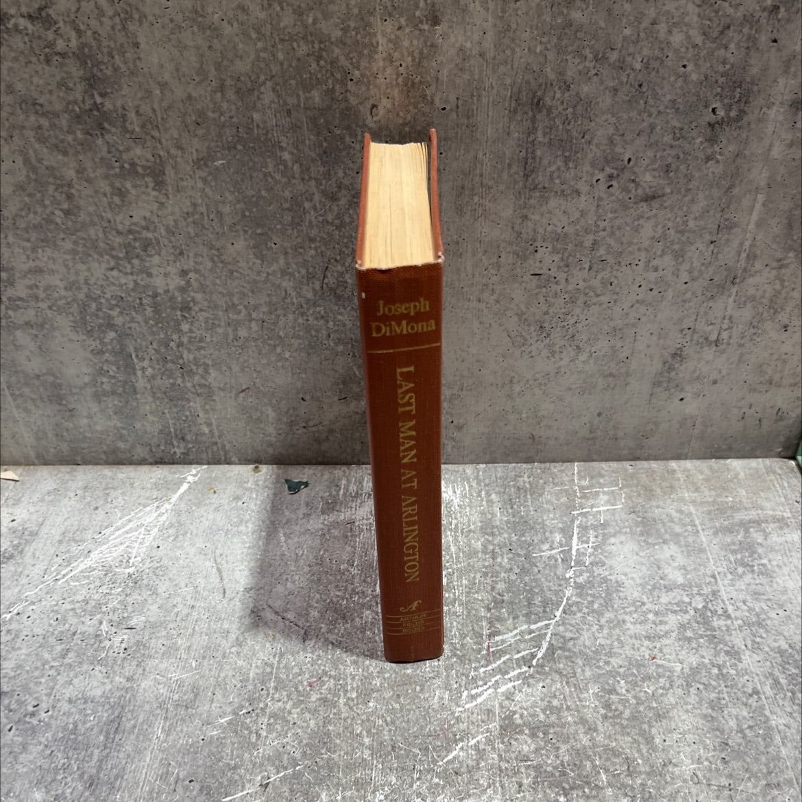 last man at arlington book, by joseph dimona, 1973 Hardcover image 4