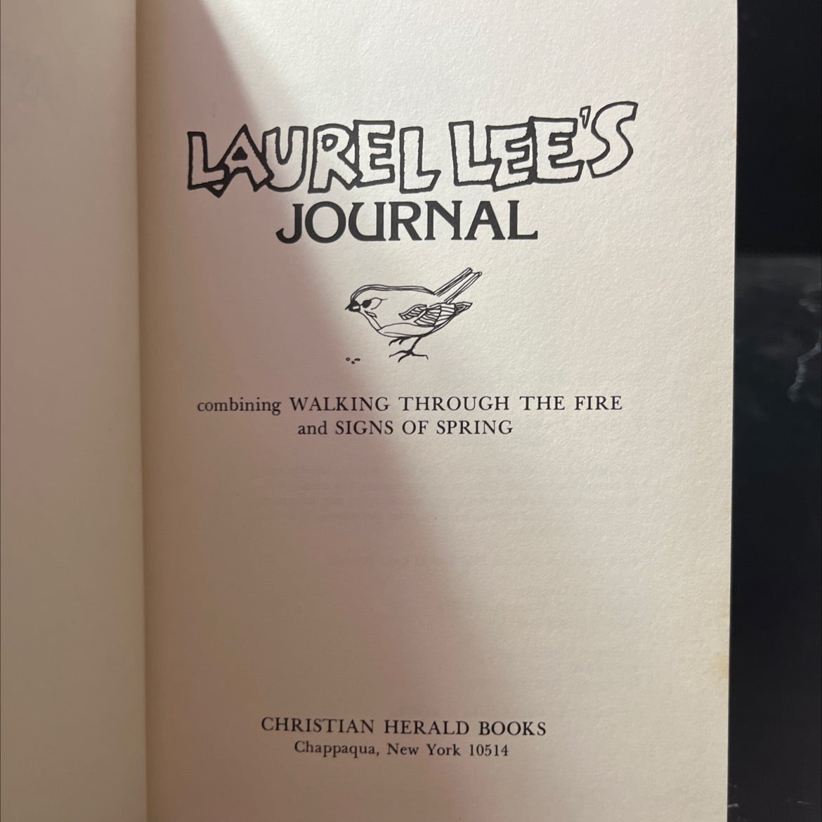 laurel lee's journal book, by Laurel Lee, 1980 Hardcover image 2