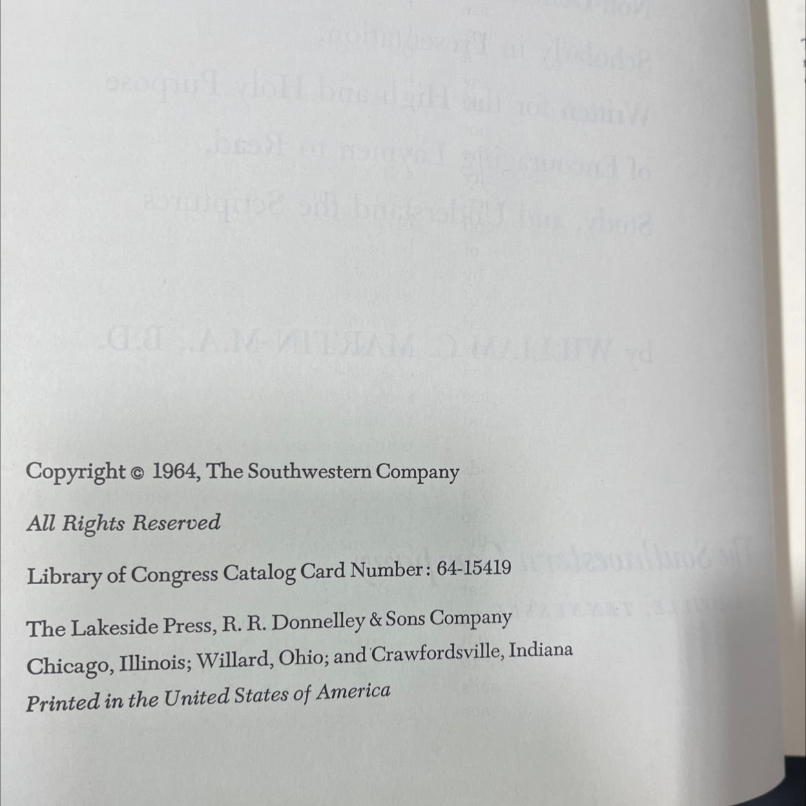 layman's bible encyclopedia book, by william c. martin, 1964 Hardcover image 3